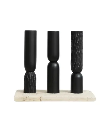 Candleholders Set of 3, Hews lokal mena