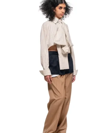 Double Layered Trousers With Visible Pockets lokal mena