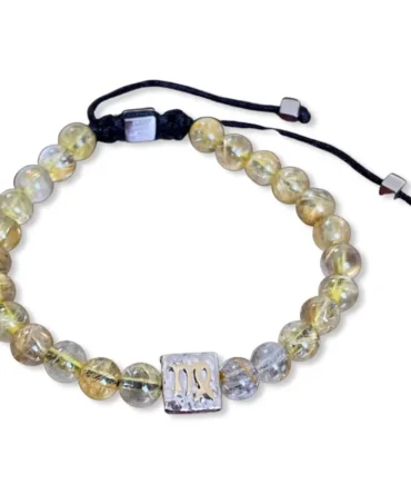 Yellow quartz Virgo Bracelet lokal mena