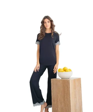 Soft short-sleeves Pajama Sets lokal mena