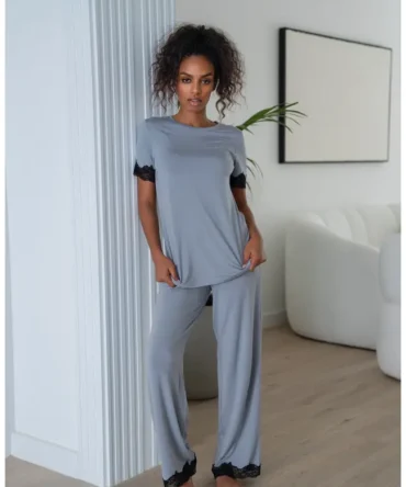 Soft short-sleeves Pajama Sets lokal mena