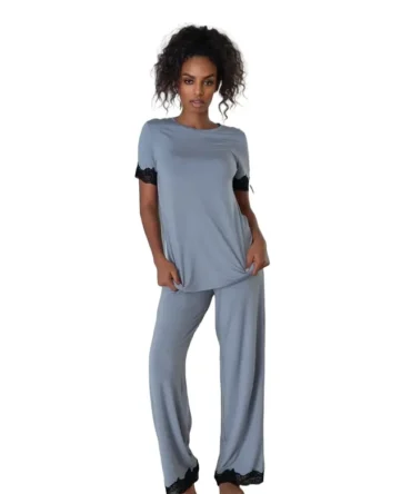 Soft short-sleeves Pajama Sets lokal mena