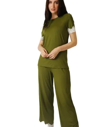 Soft short-sleeves Pajama Sets lokal mena