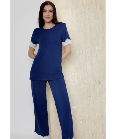 Soft short-sleeves Pajama Sets lokal mena