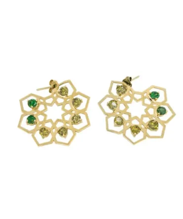 Exotic Geometry Earrings lokal mena