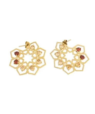 Exotic Geometry Earrings lokal mena