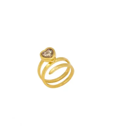 Heart Swirl Ring lokal mena