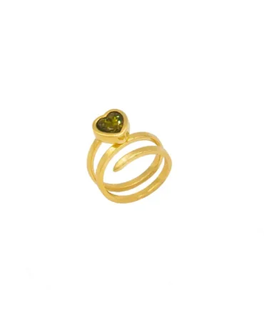 Heart Swirl Ring lokal mena