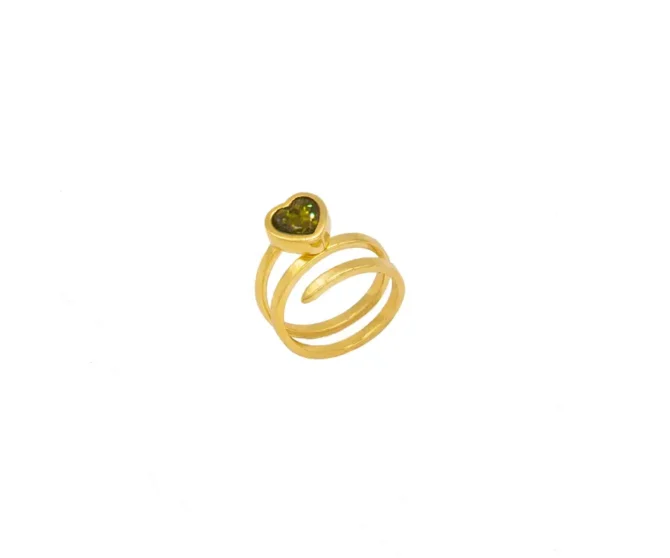 Heart Swirl Ring lokal mena