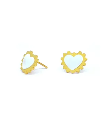 Mini Ruffles Love Earrings lokal mena