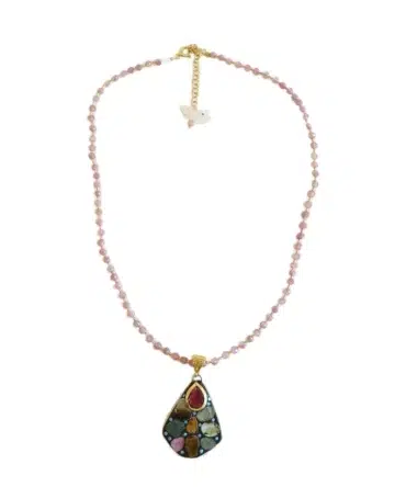 Pink Sapphire Necklace lokal mena