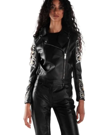 Libya 03 Leather Biker Jacket lokal mena